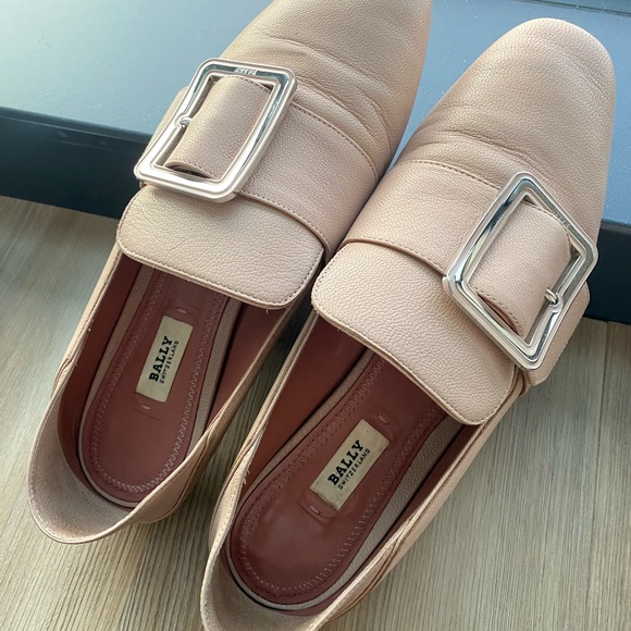 Bally Janelle Women’s Leather Slipper Rose/ Beige - Picture 5 of 12